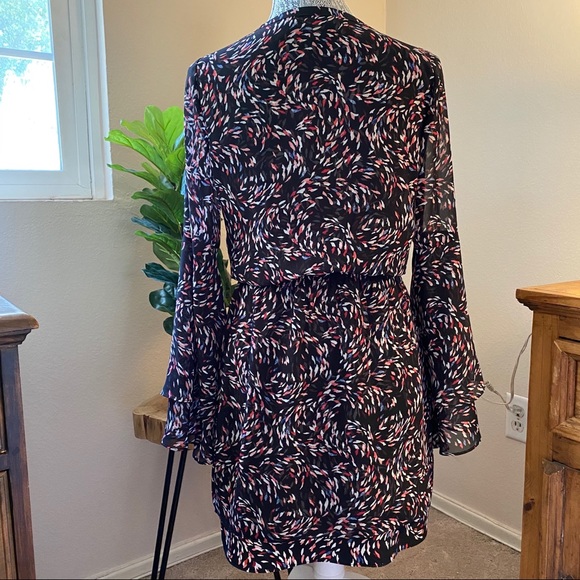 WHBM Scattered Print Boho Dress - Picture 10 of 12